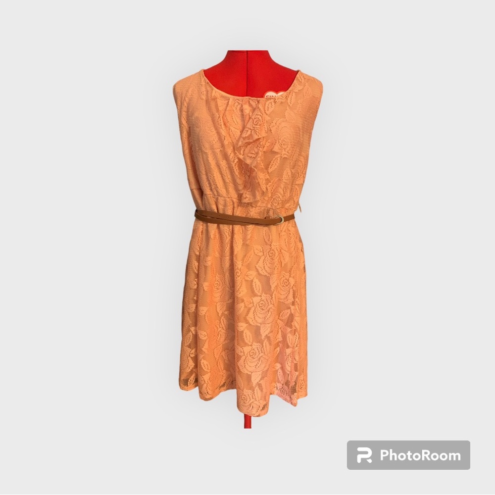 Lace dress, Maurice’s, XXL Peach